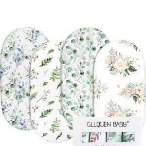 NWT 4 Pack Baby Bassinet Sheets 32x16